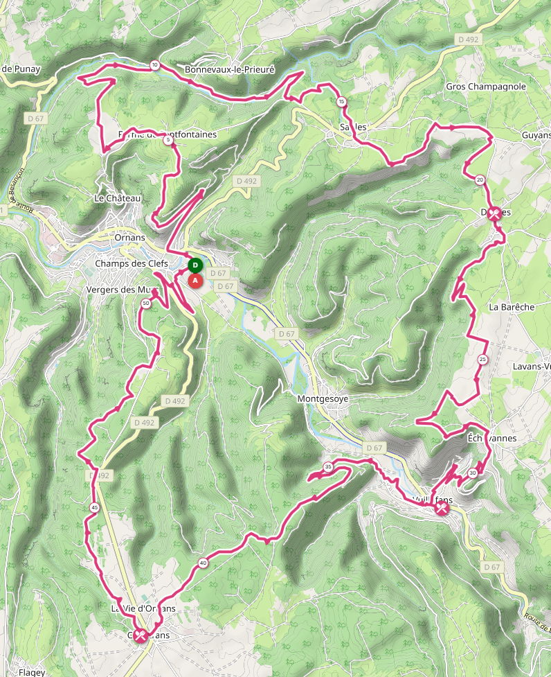 Parcours 55 km Image